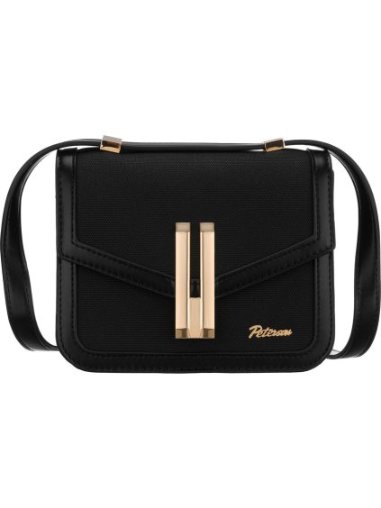 PETERSON ČERNÁ DÁMSKÁ DVOUKOMOROVÁ CROSSBODY KABELKA (Velikost ONE SIZE)