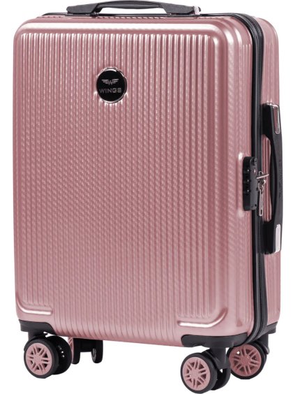 RUŽOVÝ KABÍNOVÝ KUFOR 55X40X20 AMERICAN EAGLE (Velikost S)