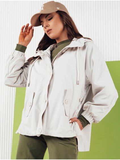 BÍLÁ PŘECHODOVÁ BUNDA BELART (Velikost S)