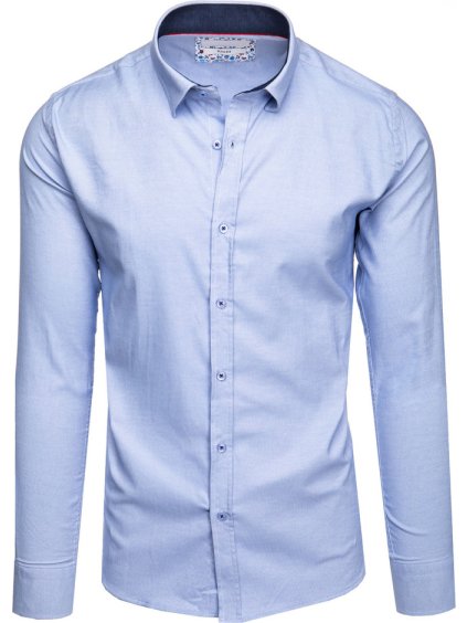 PÁNSKÁ SVĚTLE MODRÁ KLASICKÁ KOŠILE (Velikost M)