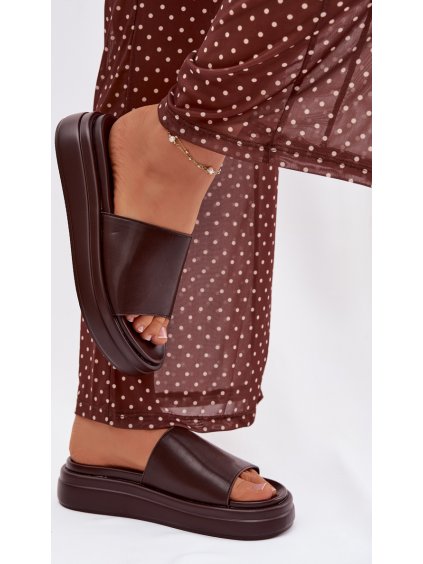 DÁMSKÉ PANTOFLE NA PLATFORMĚ TANELISSE (Velikost 38)