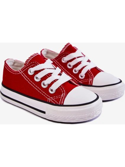 ČERVENÉ DĚTSKÁ TENISKY FILEMON (Velikost 29)