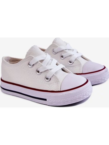 BÍLÉ DĚTSKÉ TENISKY FILEMON (Velikost 29)