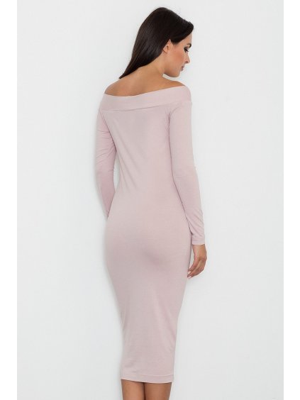 ELEGANTNÍ PUDROVÉ ŠATY