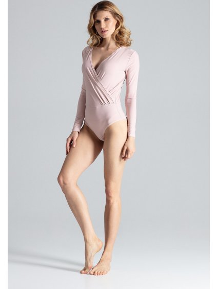 RŮŽOVÉ BODY S HLUBŠÍM VÝSTŘIHEM M648 PINK