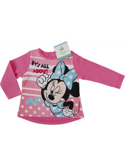 MINNIE MOUSE DÍVČÍ RŮŽOVÉ TRIČKO ME!