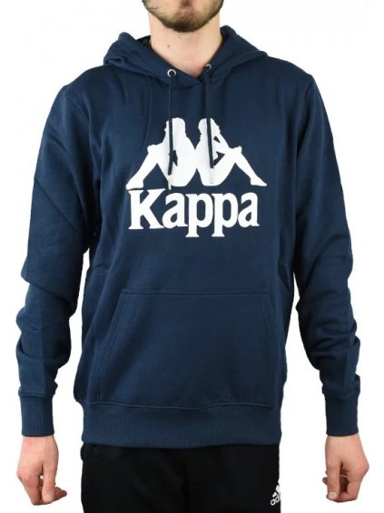 MODRÁ MIKINA KAPPA TAINO HOODED