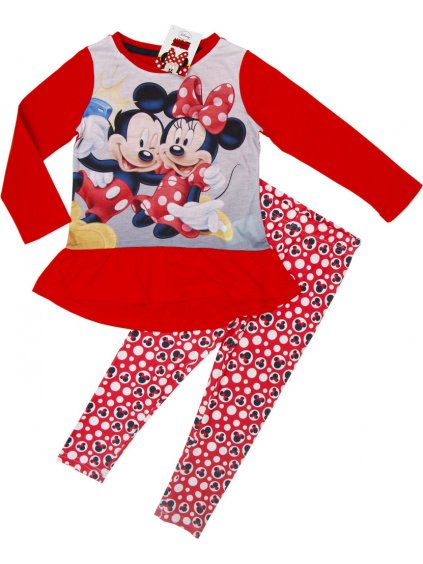 DISNEY MINNIE MOUSE DÍVČÍ SET HALENKA+LEGÍNY