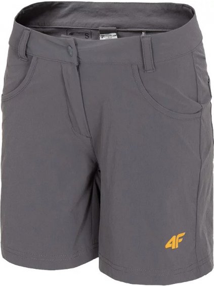 ŠEDÉ DÁMSKÉ ŠORTKY 4F WOMEN'S FUNCTIONAL SHORTS