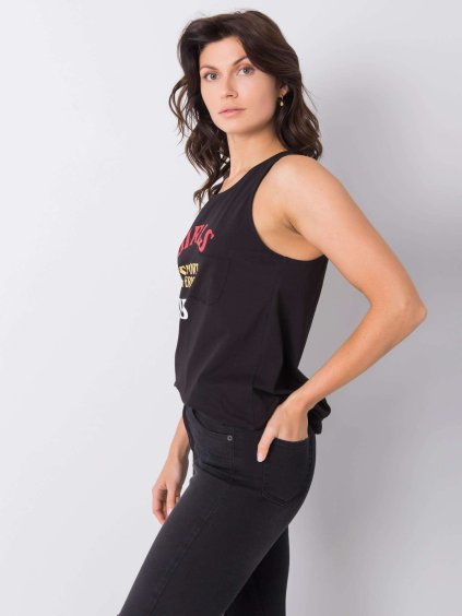 ČERNÝ DLOUHÝ TOP GIRLS