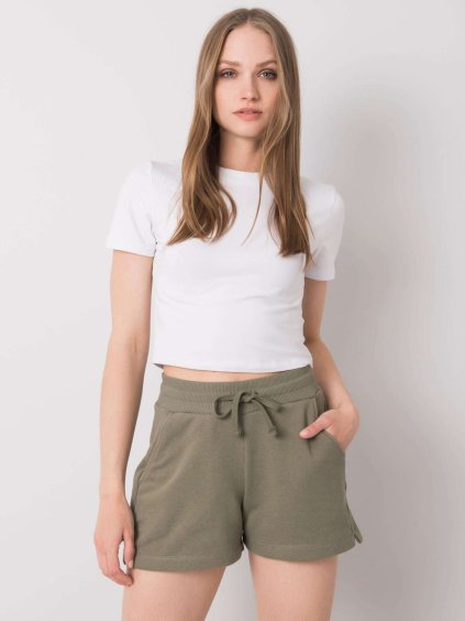 KHAKI DÁMSKÉ ŠORTKY (Velikost XS)