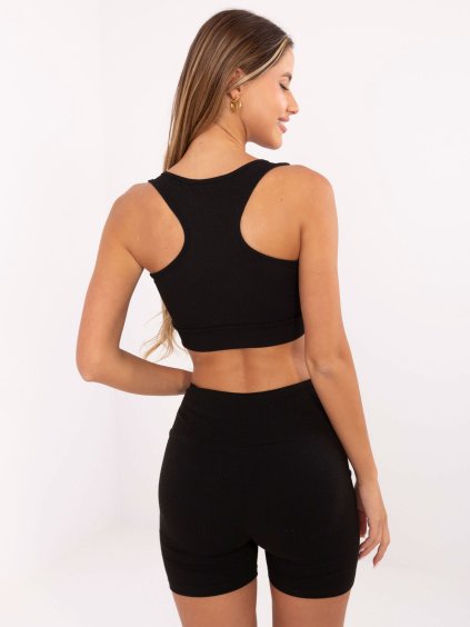 ČERNÝ DÁMSKÝ CROP TOP