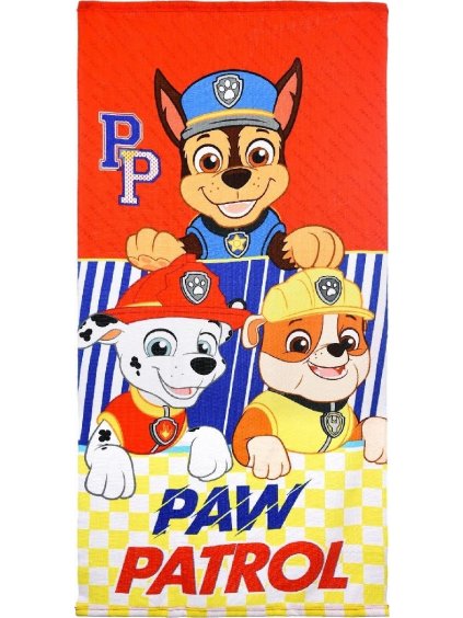 PAW PATROL CHASE MARSHALL RUBBLE ČERVENÁ OSUŠKA