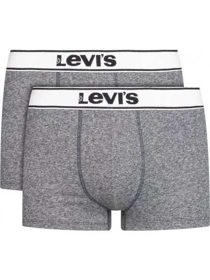 ŠEDÁ SADA BOXEREK LEVI'S TRUNK 2 PAIRS BRIEFS