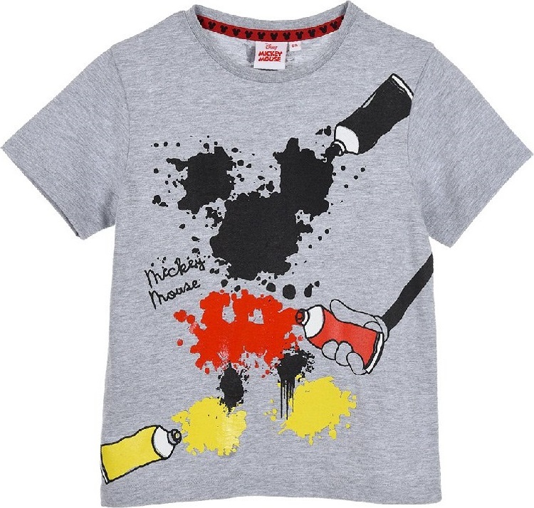 ŠEDÉ TRIČKO S KRÁTKÝM RUKÁVEM MICKEY MOUSE DISNEY