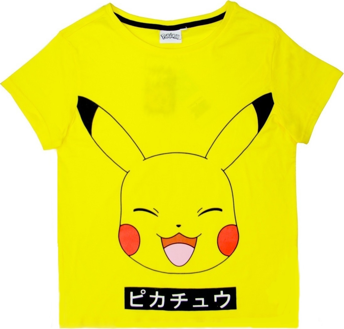 ŽLUTÉ DÁMSKÉ TRIČKO POKEMON PIKACHU