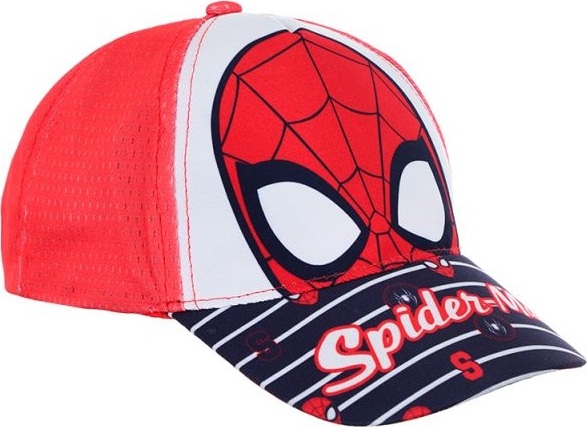 BÍLO-ČERVENÁ KŠILTOVKA SPIDER-MAN MARVEL
