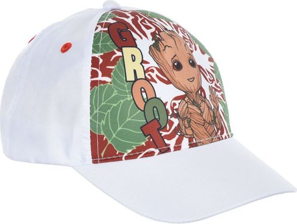 BÍLÁ DĚTSKÁ KŠILTOVKA MARVEL GROOT