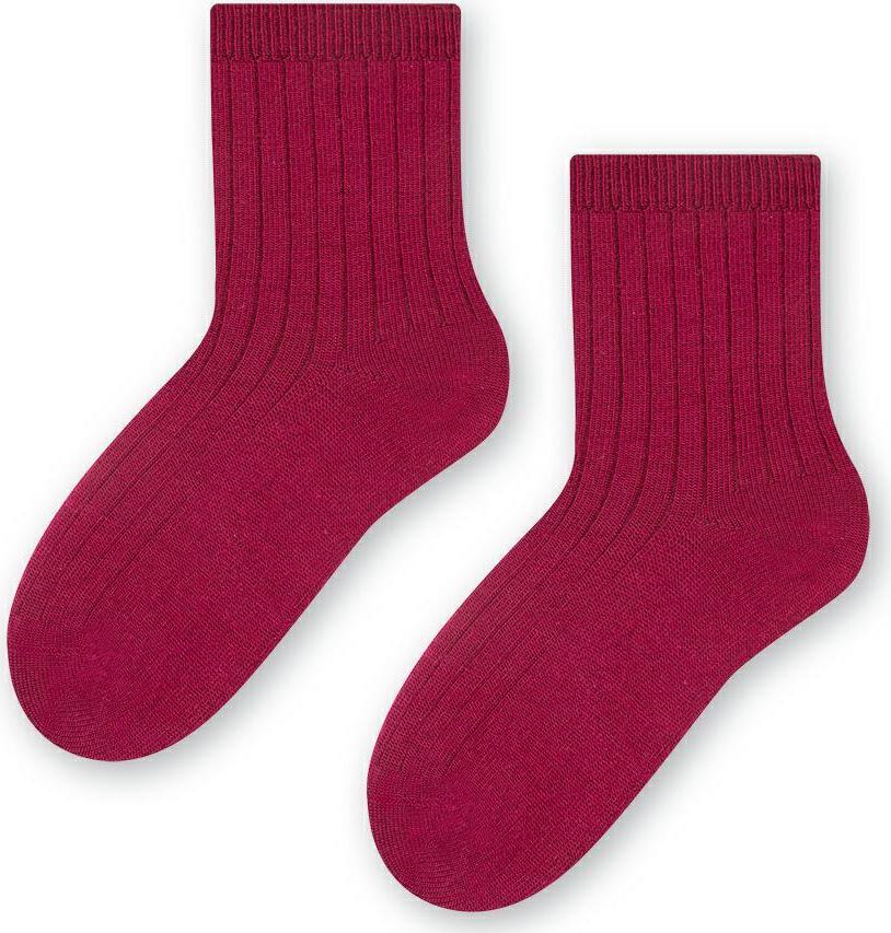 VÍNOVÉ DĚTSKÉ NEKOMPRESNÍ MERINO PONOŽKY ART.130