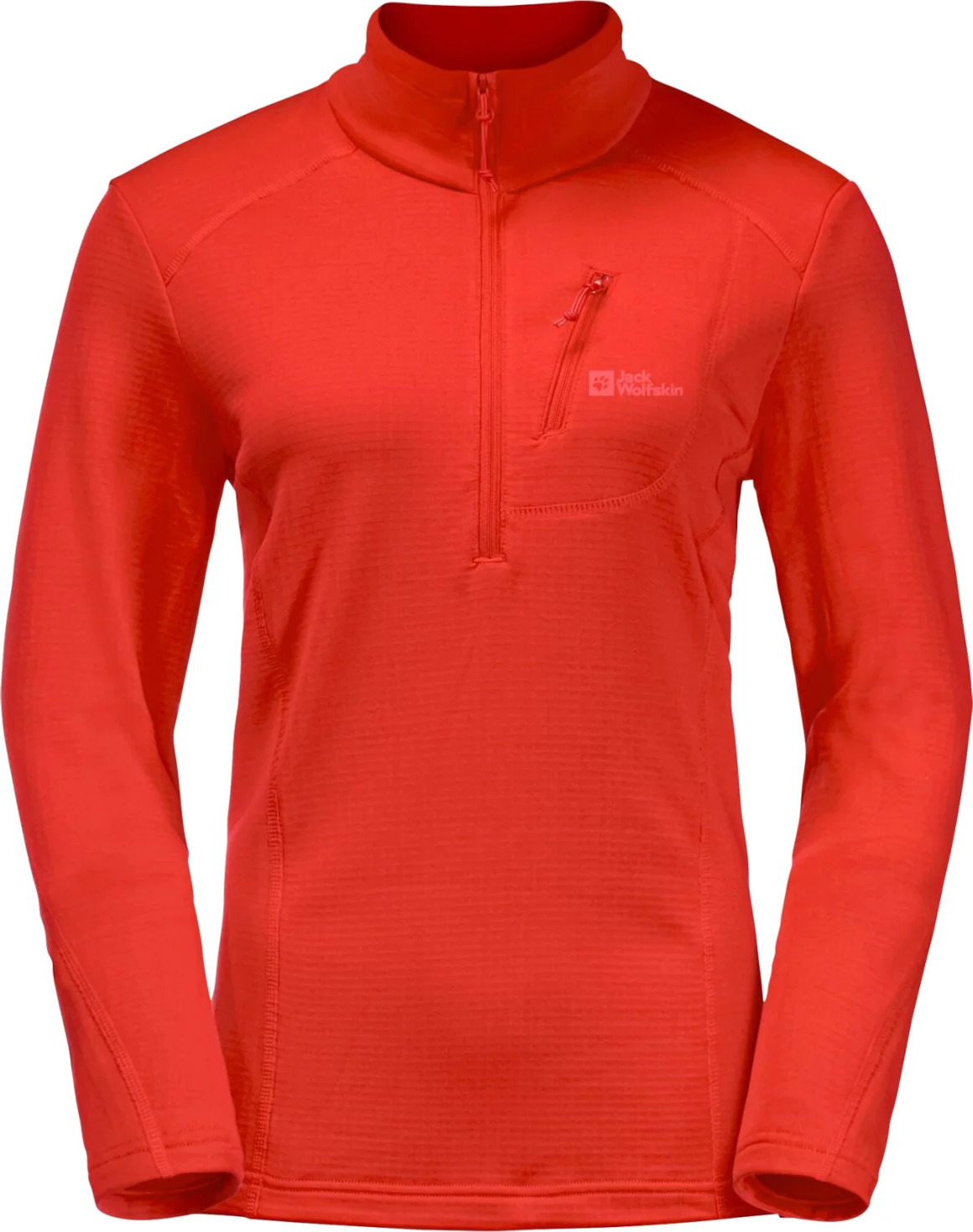 ORANŽOVÁ DÁMSKÁ MIKINA JACK WOLFSKIN KOLBENBERG HZ W
