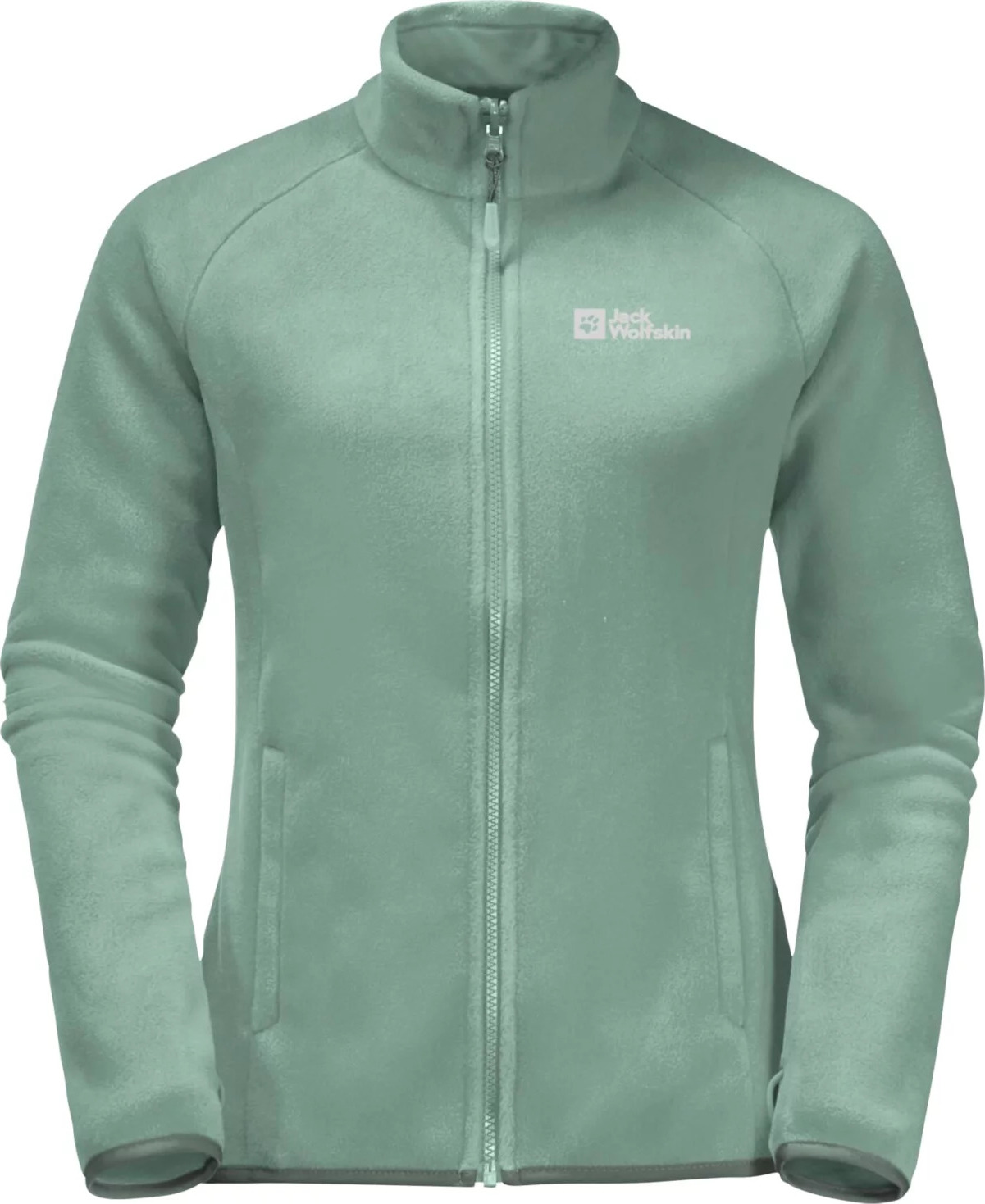 SVĚTLE ZELENÁ DÁMSKÁ FLEECOVÁ MIKINA JACK WOLFSKIN MOONRISE FZ W