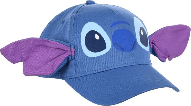 MODRÁ DĚTSKÁ KŠILTOVKA DISNEY STITCH S 3D UŠIMA