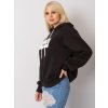 ČERNÁ DÁMSKÁ MIKINA S NÁPISEM (Velikost S/M)