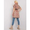 BORDÓ VZOROVANÝ KARDIGAN S KRÁTKÝMI RUKÁVY (Velikost ONE SIZE)