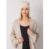 KRÉMOVÁ ČEPICE Z PLETENINY (Velikost ONE SIZE)