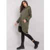 KHAKI DÁMSKÁ DLOUHÁ MIKINA NA ZIP (Velikost S/M)