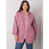 RŮŽOVÁ BASIC MIKINA ELLA SE ZAPÍNÁNÍM NA ZIP (Velikost ONE SIZE)