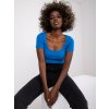 MODRÝ CROP TOP MONTREAL (Velikost XS)