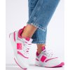 BÍLO-RŮŽOVÉ SPORTOVNÍ TENISKY (Velikost 36)