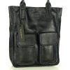 MARCO MAZZINI ČERNÁ SHOPPER BAG S KAPSAMI (Velikost ONE SIZE)