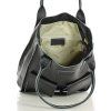 MARCO MAZZINI ČERNÁ SHOPPER BAG S KAPSAMI (Velikost ONE SIZE)