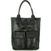 MARCO MAZZINI ČERNÁ SHOPPER BAG S KAPSAMI (Velikost ONE SIZE)