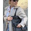 MARCO MAZZINI ČERNÁ SHOPPER BAG S KAPSAMI (Velikost ONE SIZE)