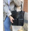 MARCO MAZZINI ČERNÁ SHOPPER BAG S KAPSAMI (Velikost ONE SIZE)