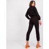 ČERNÝ KOMPLET LILIANA S LEMOVÁNÍM NA GUMY (Velikost ONE SIZE)