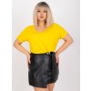 ŽLUTÉ LEHKÉ TRIČKO DINA Z VISKÓZY (Velikost ONE SIZE)