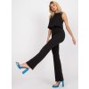 ČERNÝ ELEGANTNÍ KOMPLET KALHOT A TOPU (Velikost S)