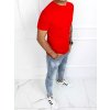 ČERVENÉ PÁNSKÉ BASIC TRIČKO (Velikost M)