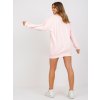 SVĚTLE RŮŽOVÁ TUNIKA TEXAS (Velikost ONE SIZE)
