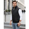 ČERNÁ PÁNSKÁ PROŠÍVANÁ VESTA (Velikost M)