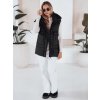 ČERNÁ KRÁTKÁ OVERSIZE VESTA OMALIS (Velikost S)