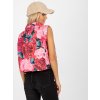 RŮŽOVÁ KVĚTINOVÁ KRÁTKÁ VESTA (Velikost S)