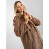 SVĚTLE HNĚDÝ DÁMSKÝ TEDDY KABÁT (Velikost ONE SIZE)
