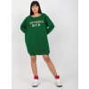 TMAVĚ ZELENÁ DLOUHÁ MIKINA BEVERLY (Velikost ONE SIZE)