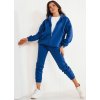 MODRÁ SOUPRAVA TEPLÁKŮ A MIKINY NA ZIP AMILIA PREMIUM (Velikost S)