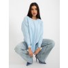 SVĚTLE MODRÁ DLOUHÁ BASIC MIKINA (Velikost ONE SIZE)